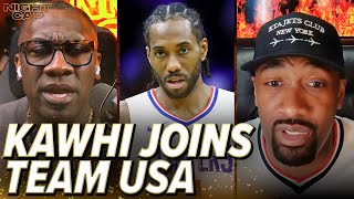 Unc & Gil react to Kawhi Leonard joining Team USA roster for the 2024 Paris Olympics | Nightcap