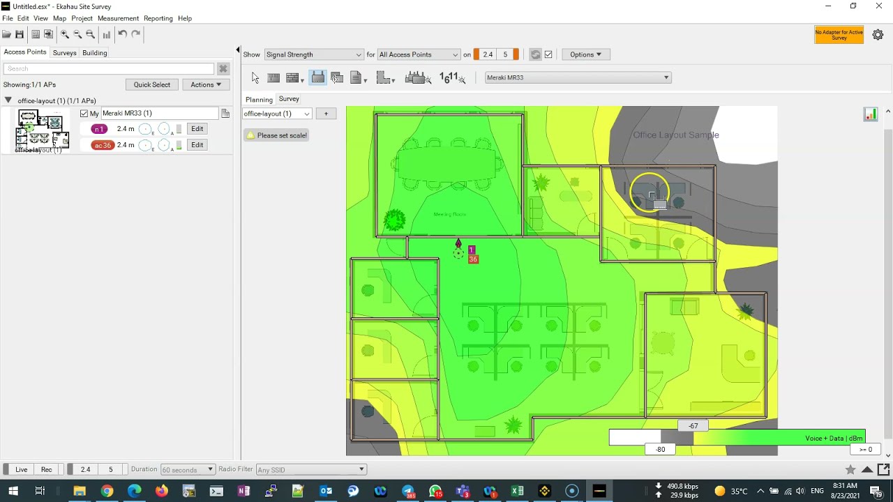 How To Do Wireless Heatmap Using Ekahau Software Easily Youtube