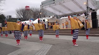 万々商店街 万々歳 @土佐のおきゃく よさこい春の舞(中央公園) 2018-03-04T16:51