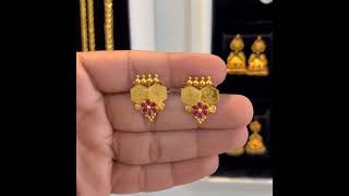 👌ಬರಿ 4 ಗ್ರಾಮ್ ಇಂದ ಸಿಗುತ್ತೆ ಕಾಸಿನ ಡಿಸೈನ್ ಒಲೆ 😍🪙 / Beautiful earrings design #today #gold #viral