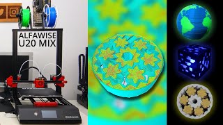 Impression 3D multicolore avec la Alfawise U20 Mix!