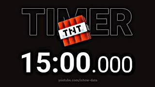 ⏱️ 15 Minutes TNT Bomb Timer with Realistic Explosion Sound 💣🔥