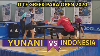 DAVID JACOBS | ITTF GREEK PARA OPEN 2022 Semifinal Ganda Putra Akbar/Banyu (INA) VS (HUNGARY/YUNANI)