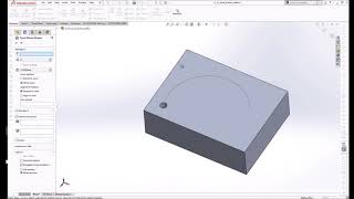 Basic Solidworks Tutorial - Curve Driven Pattern (Features) 2018
