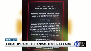 Canvas cyberattack impacts local schools, threatens data leak