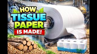 Soft Tissue Paper Manufacturing | Satisfying Factory Process