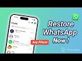 How to Restore WhatsApp Messages on New Phone:  Step-by-Step Guide for Android & iPhone
