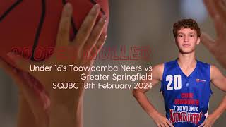 February 2024 SQJBC U16's Toowoomba Neers v Greater Springfield highlight video