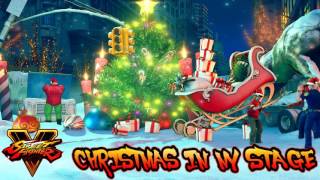 Street Fighter V / 5  CHRISTMAS IN NEWYORK STAGE Theme [All Parts Mix]