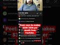 peetz talks youtube income