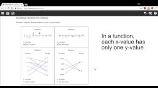 Identifying functions from relations