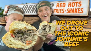 Eating Chicagoland's No. 1 Italian Beef at Johnnie's in Elmwood Park | *IS IT ACTUALLY GREAT?*