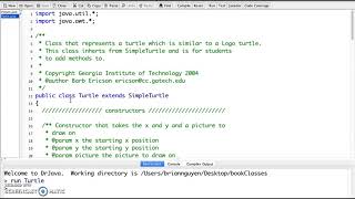 Method using Java and Turtle