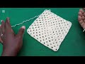 reka twigire hamwe kuboha igitambaro cyo kumeza ntucikwe crochet table mats for beginners