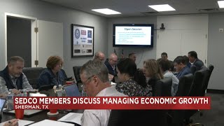 Managing economic growth in Sherman