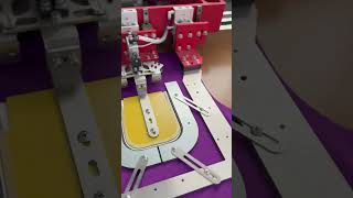 Automatic pocket setter machine #shorts #sewingmachine #machine #fully #auto