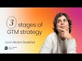 What are the stages of a go-to-market strategy?