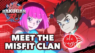 They Put Aside Differences To Be Stronger Together! Meet theMisfit Clan | New Bakugan Cartoon