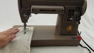 Singer 301A Slant Needle Portable Sewing Machine w/ Foot Pedal + Accessories