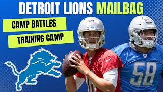 David Montgomery BREAKOUT? 2023 Training Camp Battles, Lions NFC North Champions,  Lions Mailbag
