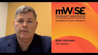 mWISE 2024 Speaker Matt Gorham from PWC