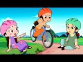 Chutki VS Shivani - Cycle Race |  कौन जीतेगा ? | Cartoons for Kids