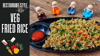 Veg Fried Rice | Quick Lunchbox Recipe | Restaurant Style | Chinese Dishes #friedrice