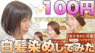 【白髪染め】100円で最強のナチュラルブラウンになれます。【ダイソー/セルフカラー】