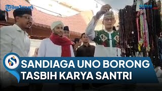 Apresiasi UMKM Pesantren Menparekraf Sandiaga Uno Borong Tasbih Karya Santri Ponpes Syaikhona Kholil