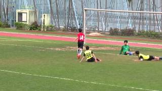 譚李麗芬vs馬可賓(2015.3.28.屯門學界足球乙組八強)之入球1:0~射穿大細龍