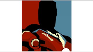 Drawing Iron man in 1300 lines of python code - Turtle module !!