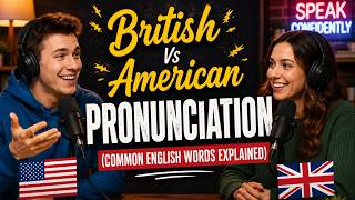 British vs American Pronunciation | Common English Words Explained | World Englishes | Lingua Clash