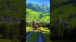 Train Ride Through The Alps