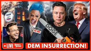 🚨INSURRECTION: Violent Democrats Storm DC Federal Building! Vow to Impeach Trump | 100K Feds Resign