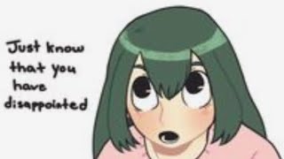 Tsuyu is disappointed. My Hero Academia Comic Dub