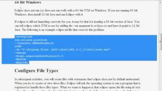 Java Web Programming with Eclipse: Eclipse Setup