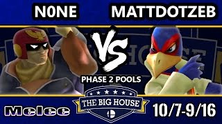 TBH6 SSBM - EMG | N0NE (Captian Falcon) Vs. BBes | MattDotZeb (Falco) - Smash Melee Pools