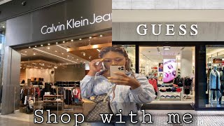 Calvin Klein , Guess premium outlet shop with me