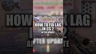 HOW TO FIX LAG IN CS2 #cs2 #counterstrike #counterstrike2 #csgo #gaming #shorts