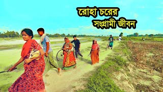 রোহা চরের সংগ্রামী জীবন | Village life in bangladesh #Ghure_fere