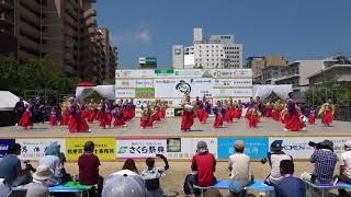 七彩 2018岡山うらじゃ 2日目 下石井公園 mususukunjp