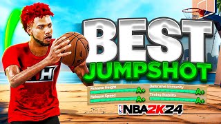 THE BEST JUMPSHOT FOR YOU ON NBA2K24! LOW 3PT BUILDS SHOOTING CONSISTENTLY WITH THIS JUMPSHOT!