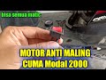 Cara membuat tombol RAHASIA ANTI MALING di motor kita #antimaling #antitheft