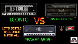 EVH 5150 Iconic, vs Peavey 6505+ vs PRS Archon