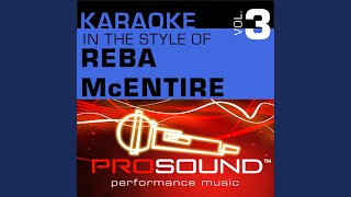 Till You Love Me (Karaoke Instrumental Track) (In the style of Reba McEntire)