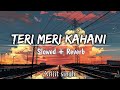 Teri Meri Kahaani - [ Slowed + Reverb ] | Arijit Singh | Palak muchhal | Chirantan Bhatt | Lofi mix