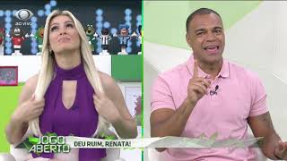 Denilson alopra Renata após vitória do São Paulo