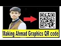 converting youtube channel into Qr code in urdu/hindi. Ahmad Graphics