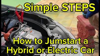 How to jumpstart a hybrid or electric car in simple steps