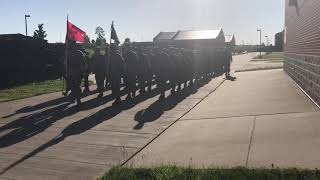 Basic Combat Training (BCT) Marching from Chow